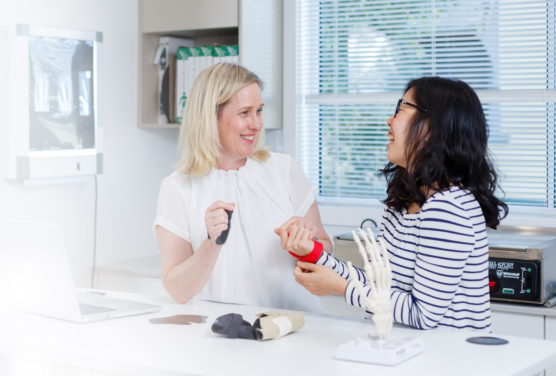 HTC Felicity & Vera discussing treatments